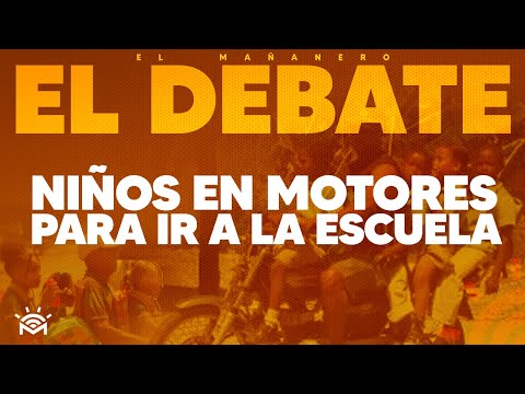 ¿VES BIEN QUE LOS NIÑOS VAYAN EN MOTORES A LA ESCUELA?