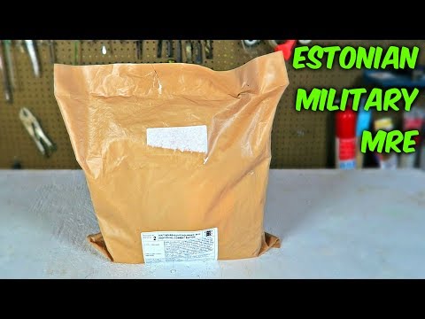 Testing Estonian Military MRE (24Hr Combat Food Ration) - UCe_vXdMrHHseZ_esYUskSBw