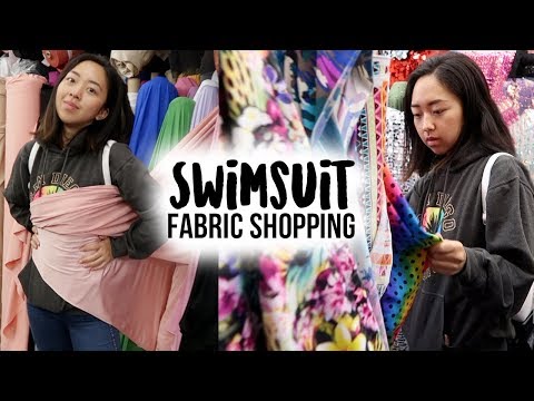 Come Shopping For Swimsuit Fabric With Me! | LA Fashion District