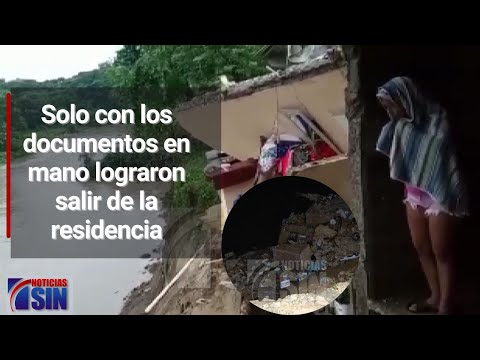 Familias a la intemperie tras derrumbe de sus viviendas