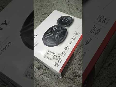 Sony car speaker/ mega bass 3 way coxial speaker @Rensview #sony #coaxial #speaker