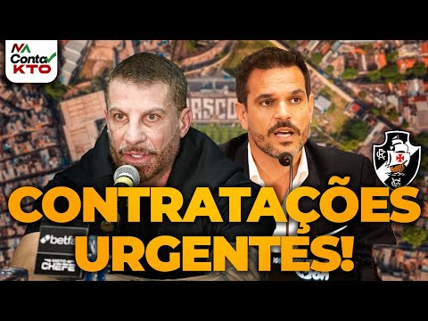 DIRETORIA DO VASCO BUSCA REFORÇOS E ATAQUE É PRIORIDADE | DECISÃO NA COPA DO BRASIL