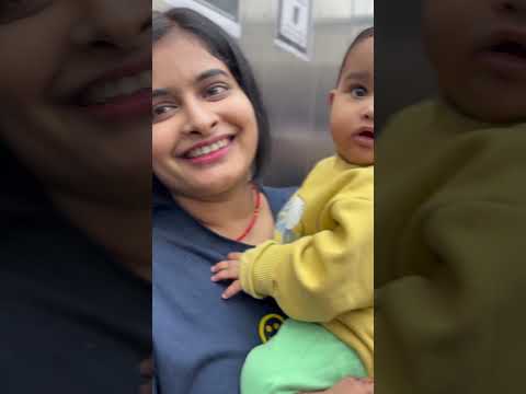 so cute baby enjoy with mom #bhojpurisong #sohar #cutebaby