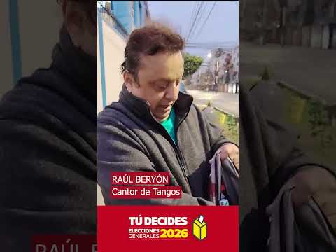 RAÚL BERYON trae su lonchera en su labor como miembro de mesa en Elecciones 2026 | Trome