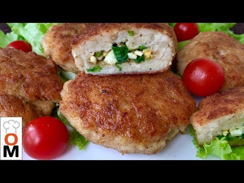 Сочные Мясные Зразы с Яйцом и Зеленым  Луком | Chicken Rissoles Recipes |Ольга Матвей