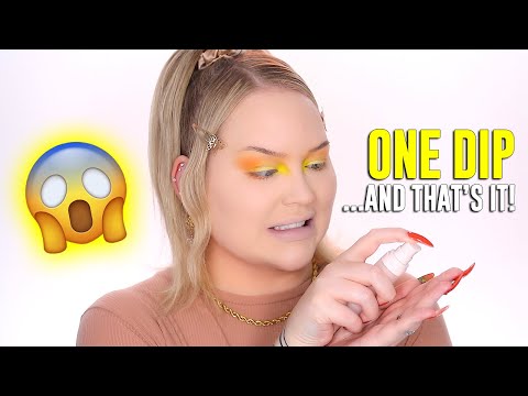 ONE DIP Makeup Challenge! OMG! | NikkieTutorials