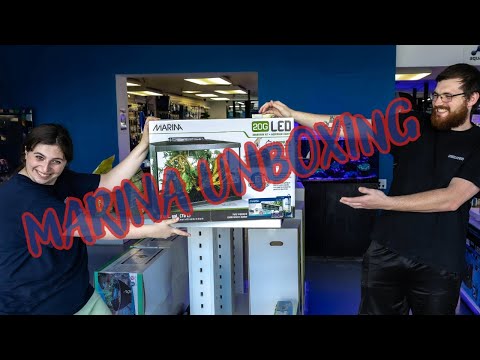MARINA 20 GAL AQUARIUM UNBOXING!! WE'RE BACK Unboxing a Mairna 20gal LED tank kit. 
walking you through what's included in the tank kit as well a