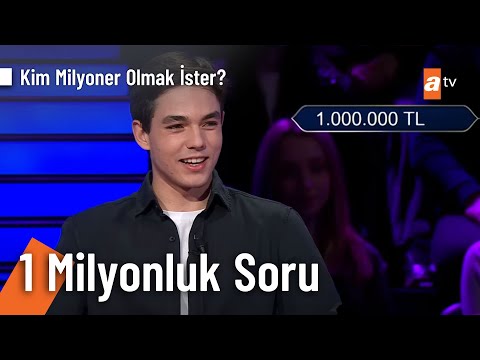 Kenan İmirzalıoğlu beklenen Milyonluk soruyu sordu - Kim Milyoner Olmak İster? 1022. Bölüm