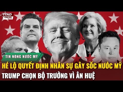 Tin Nóng Nước Mỹ: Hậu Trường Quyết Định Nhân Sự Gây Sốc Của Tổng Thống Trump