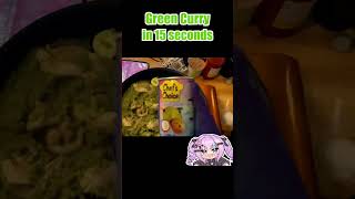 green curry #vtuber #cooking #timelapse #hayate