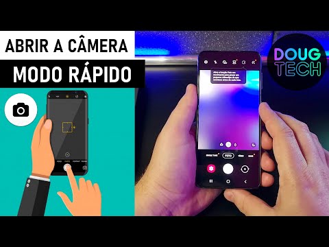 Como ABRIR a CÂMERA de forma RÁPIDA no Samsung