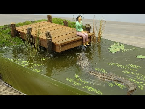 How to Make The Swamp || Crocodile Diorama || Resin Art