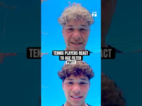 Ben Shelton Reacts to Age Filter 🤣