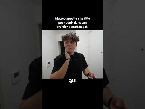 Matteo appelle une fille pour venir dans son appart dans sa dernière vidéo ?!
