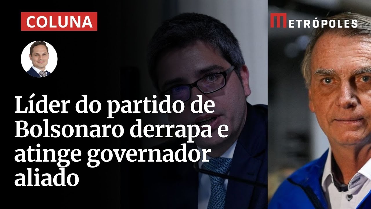 Líder do partido de Bolsonaro derrapa e atinge governador aliado
