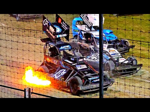 Meeanee Speedway - Superstocks - 13/4/24 - dirt track racing video image