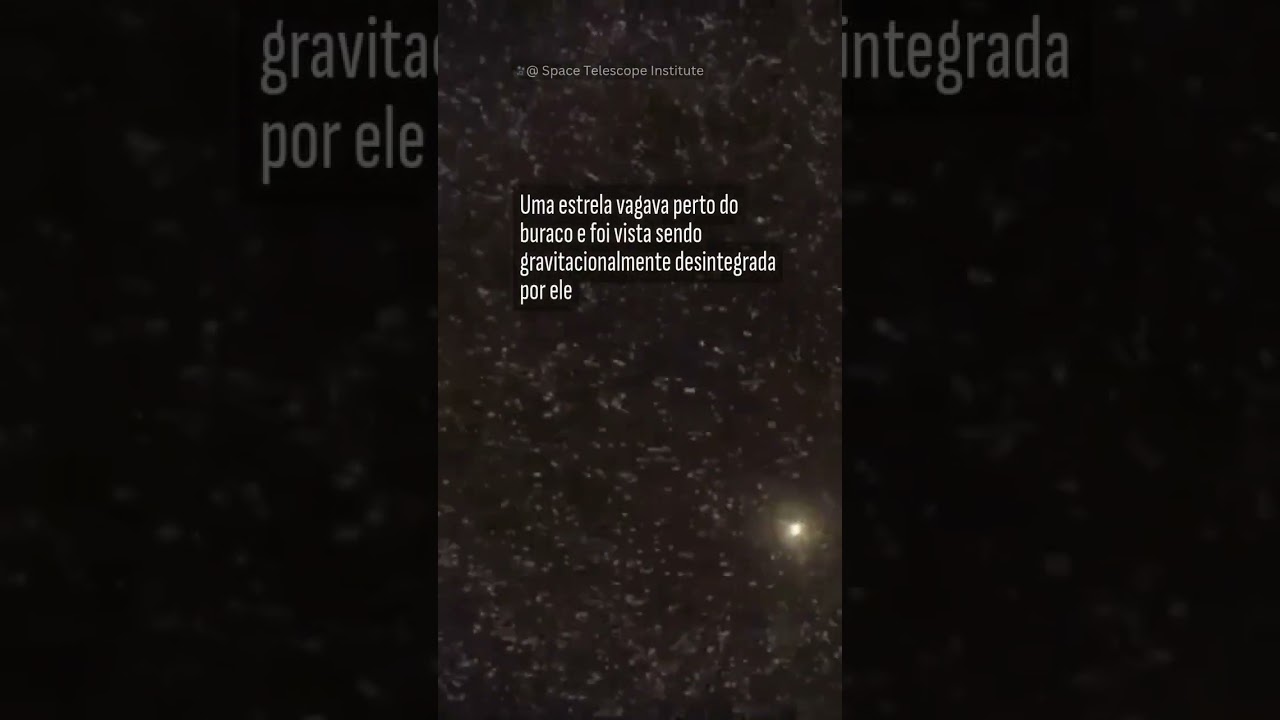 Buraco negro de categoria rara devora estrela veja vídeo