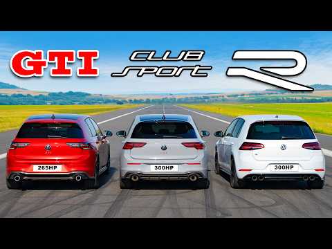 Volkswagen Golf R Dominates Drag Race: Carwow Showdown