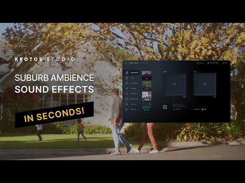 Create Suburb Ambience Sound Effects in Seconds