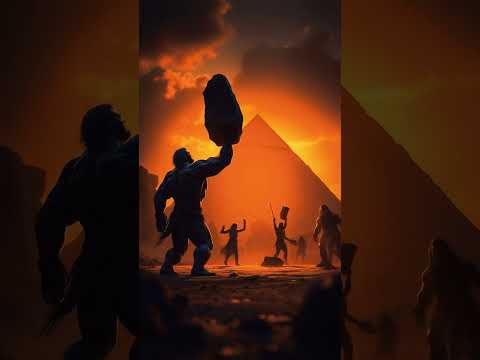 Huge Giant Gurad the Pyramid of Egypt #youtubeshorts #aiart #trendingshorts #trend #mythicalwonders