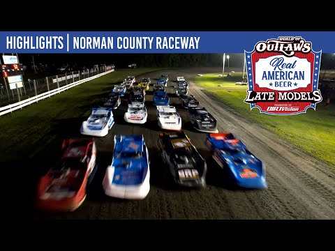 World of Outlaws Real American Beer Late Models | Norman County Raceway | June 28, 2025 | HIGHLIGHTS - dirt track racing video image