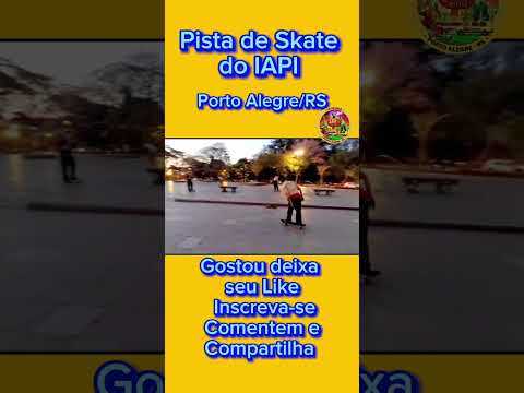 EP81 - Pista de Skate do IAPI em Porto Alegre/RS  com altas manobras #shorts