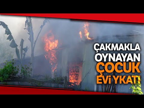 Çakmakla Oynayan 5 Yaşındaki Çocuk Evi Küle Çevirdi