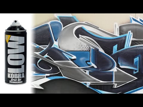 freestyle graffiti piece #12 - Kobra paint - Pensil - wildstyle - SHORT