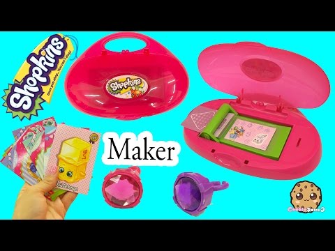 Shopkins Do It Yourself Cool Cardz Card Maker Machine with Stamp + Marker - Cookieswirlc - UCelMeixAOTs2OQAAi9wU8-g