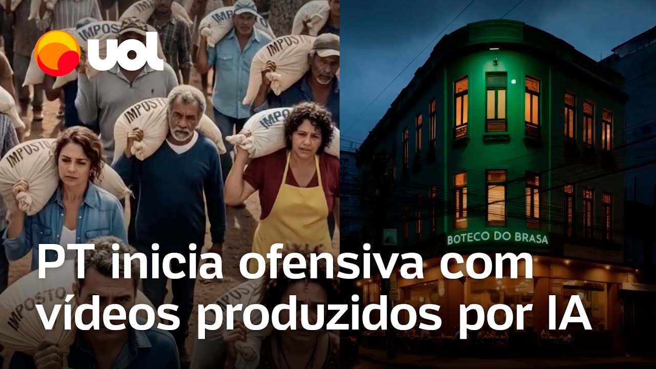 PT investe em vídeos feitos por IA com temas que viraram ponto de enfrentamento com Congresso