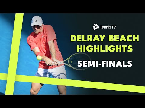 Arnaldi Battles Davidovich Fokina ; Michelsen Vs Kecmanovic | Delray 2025 Semi-Final Highlights