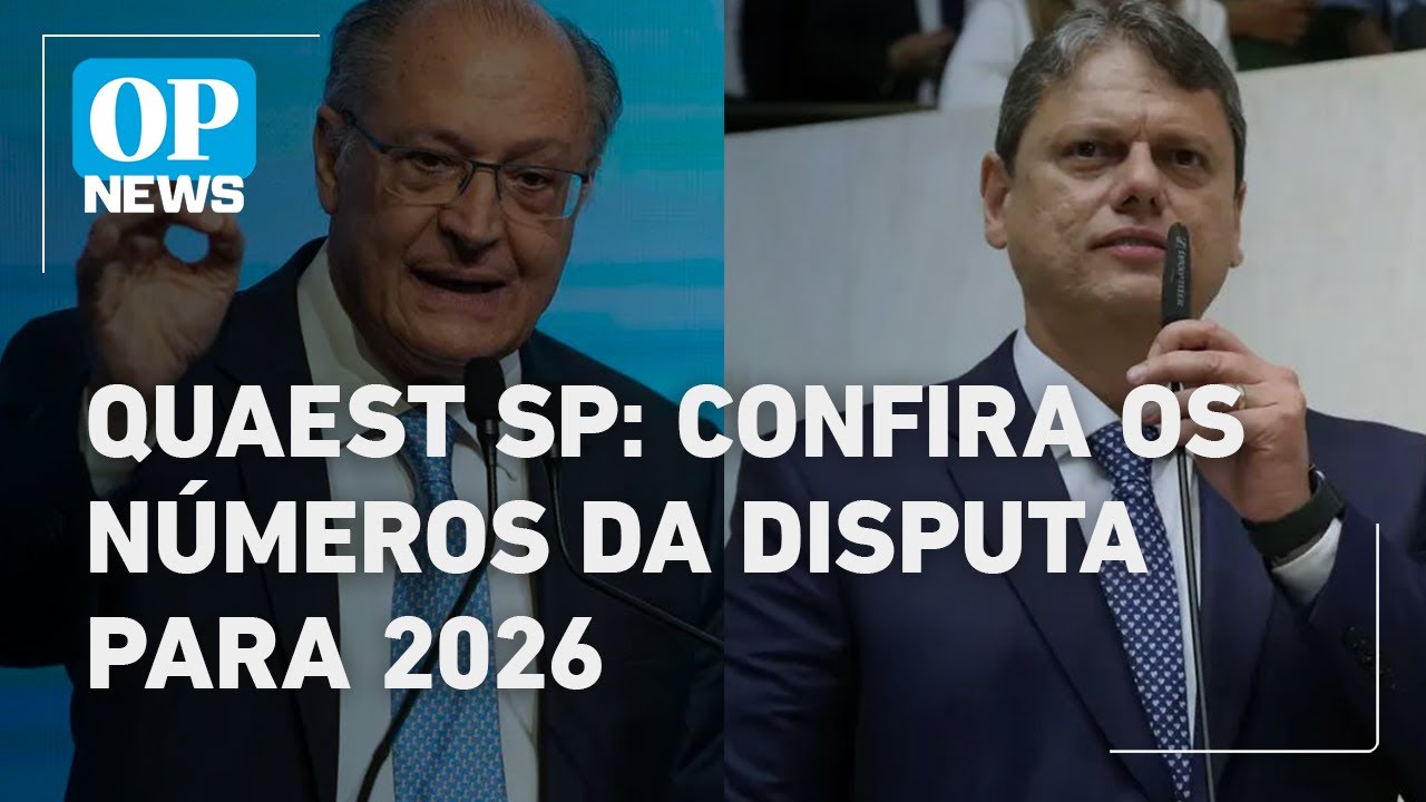 Quaest Tarcísio tem 43 Alckmin 21 e Erika 8 na disputa pelo governo de SP | O POVO NEWS