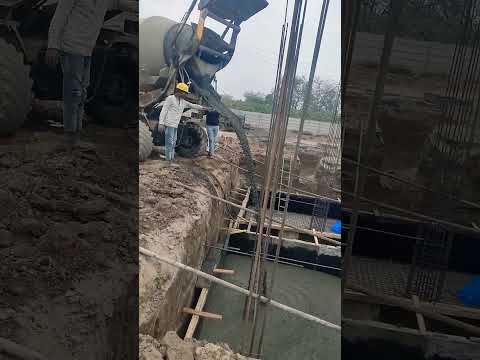 Footing Casting #footingbuild #casting #concrete #civil