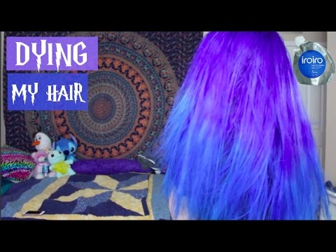 Dying My Hair Purple & Blue | Hope Marie