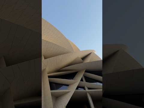 Intersecting discs form the external shell of the National Museum of Qatar | #Shorts | Dezeen