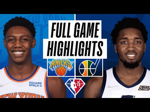 KNICKS at JAZZ | FULL GAME HIGHLIGHTS | February 7, 2022 video clip