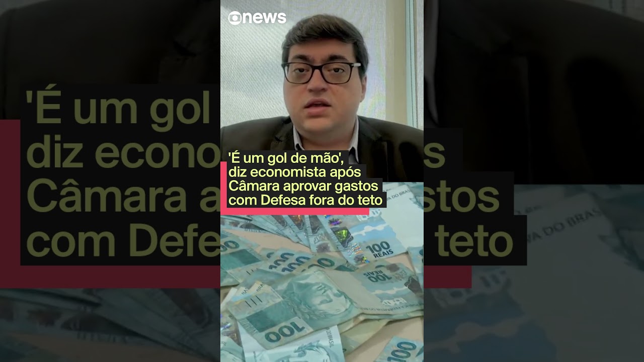 Economista Felipe Salto diz que aprovação de gastos com Defesa fora do teto é um gol de mão TV Online Economista Felipe Salto diz que aprovação de gastos com Defesa fora do teto é um gol de mão