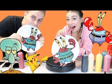 Pancake Art Challenge - Bibi vs Julian !!  - UCX71z-68tW3Pk5TW6EPKQgg