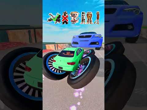 Italian Brainrot Funk vs Jump Challange - BeamNG.Drive #italianbrainrot