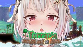 【 Terraria 】完全初見！おためしハードモード！王覇山、はじめてのテラリア。（ 掘る、作る、戦う。遊びかたは無限大！ ）【 にじさん