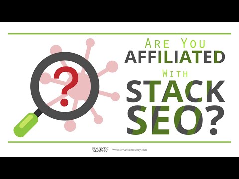 Are You Affiliated With Stack SEO?