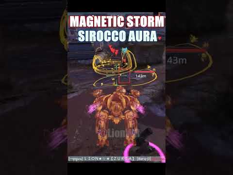 SIROCCO COM MAGNETIC STORM + HUNTING GROUNDS #shorts #gameplay #phonk #warrobots