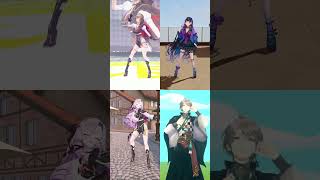 【にじさんじ】明日の私に幸あれの踊り方の違い【フレン・E・ルスタリオ/狂蘭メロコ/壱百満天原サロメ/甲斐田晴/切り抜き】