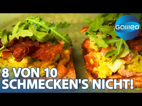 Veganes Rührei & Bacon im Geschmackstest | Galileo | ProSieben