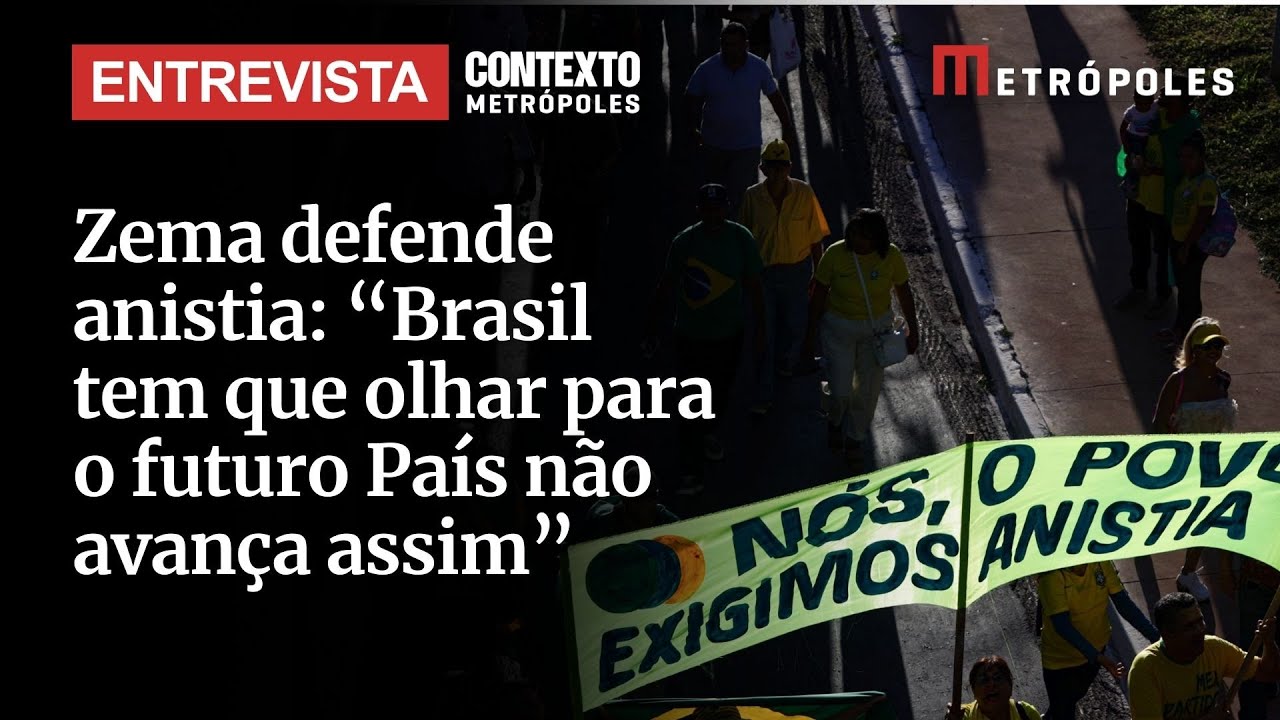 Zema defende anistia Brasil tem que olhar para o futuro País não avança assim