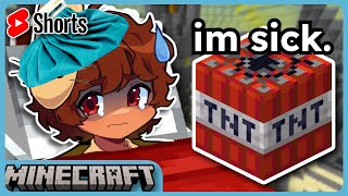 Cinnamunch Plays Minecraft TNT Run...💥(again) (quick sick stream)