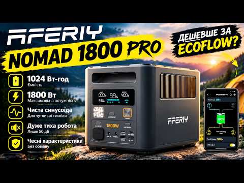 Знайшов альтернативу EcoFlow дешевше! Тест AFERIY Nomad1800 Pro