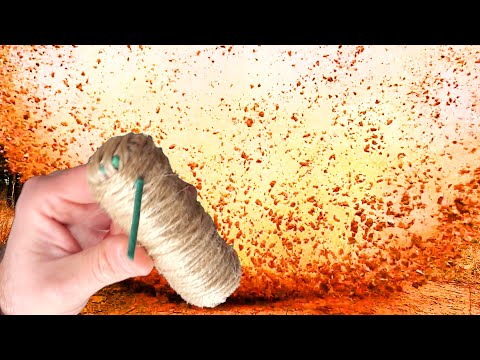 Firecrackers experiment   epic effect