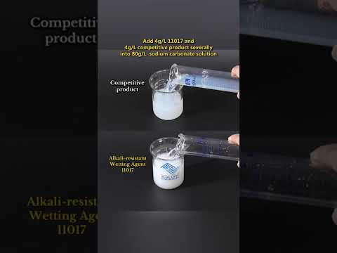 #textilechemicals  | Reliable under strong alkali – see 11017 in action