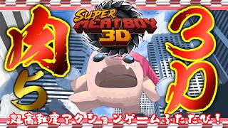 【Super Meat Boy 3D】半鬼の肉 再び。 #5【飲酒初見実況プレイ配信】